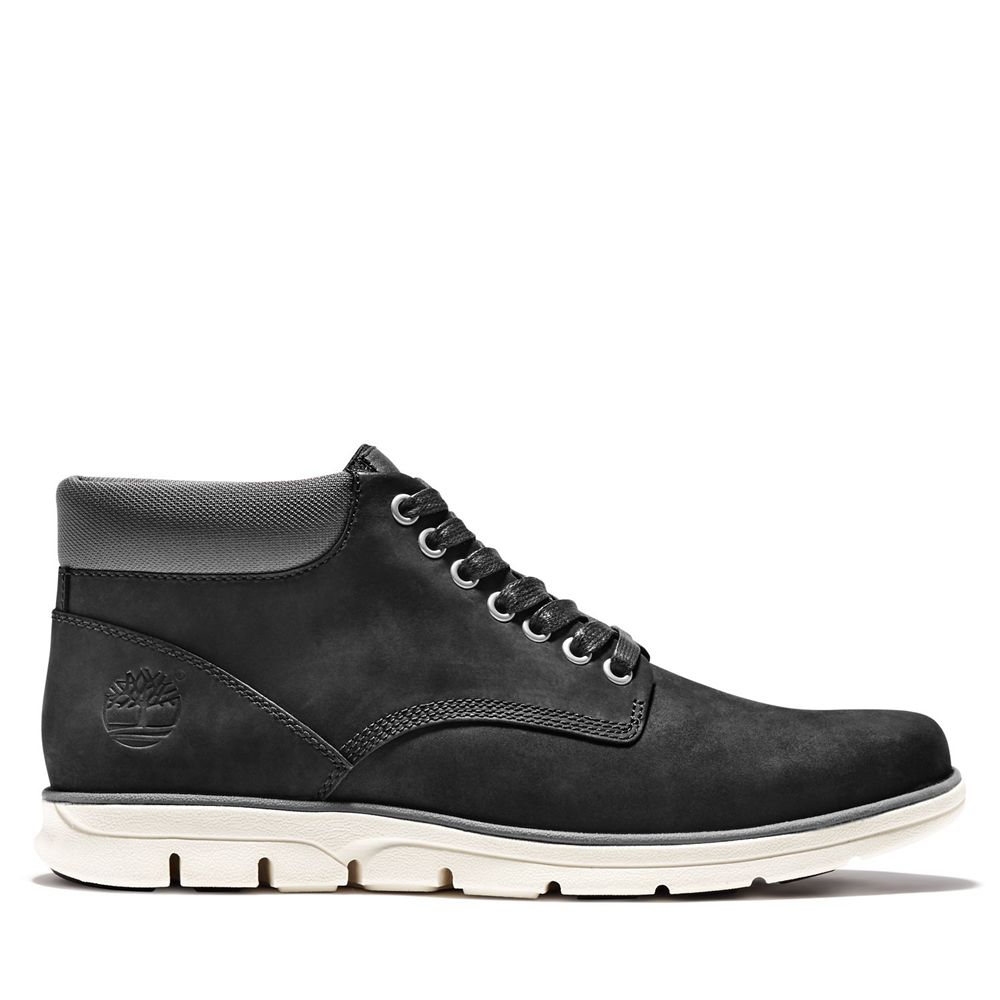 Botas de Seguridad Timberland Argentina Hombre - Bradstreet Cuero Sneaker - Negras - LAUWND-836